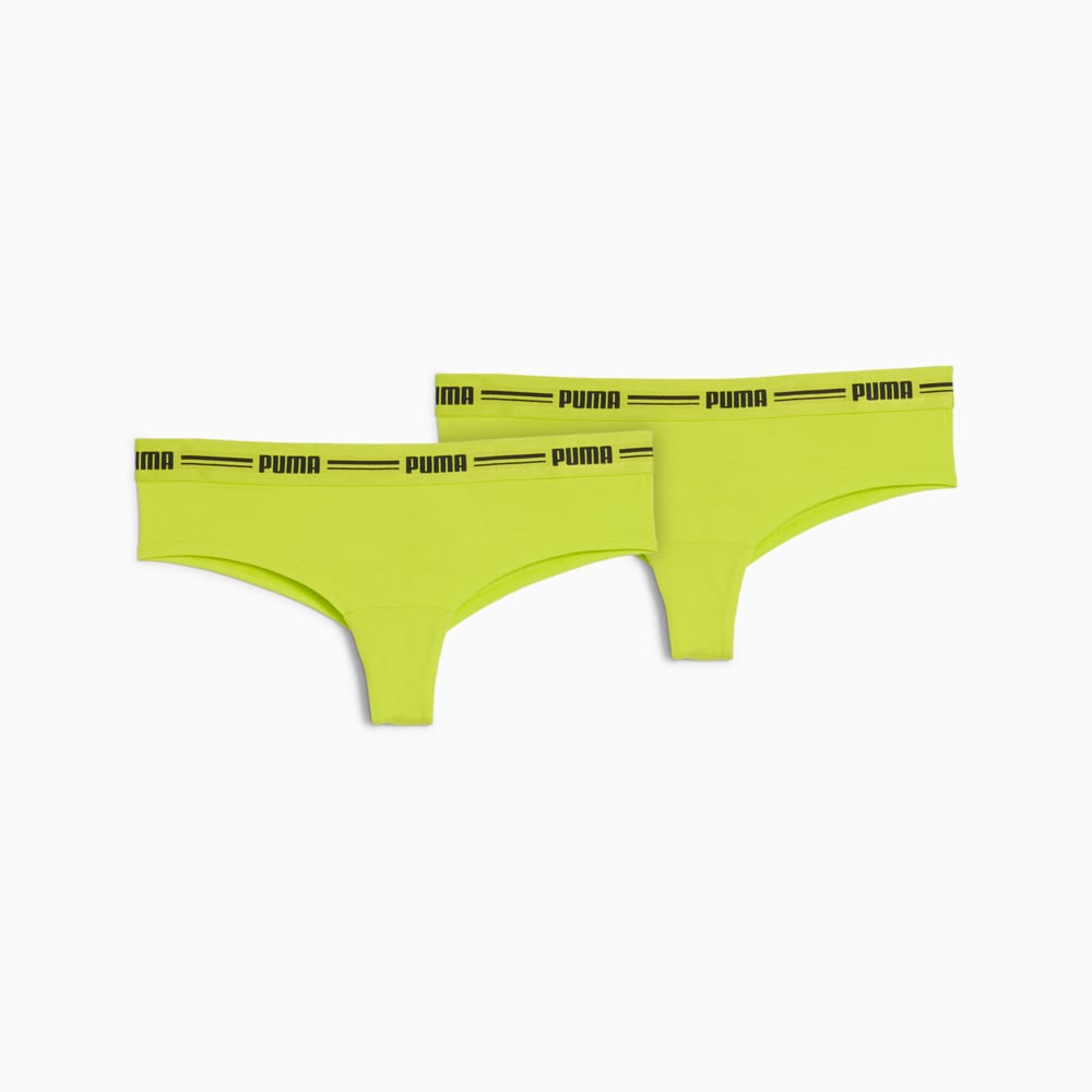 Зображення Puma Жіноча спідня білизна PUMA WOMEN BRAZILIAN 2P PACK #1: lime green