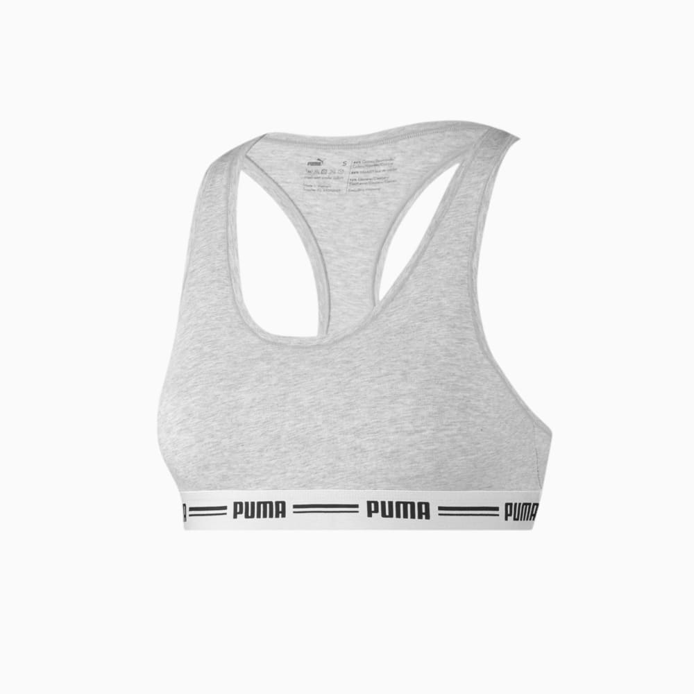 

PUMA - female - Бра Racerback Women's Bra Top 1 Pack – grey melange –, Серый
