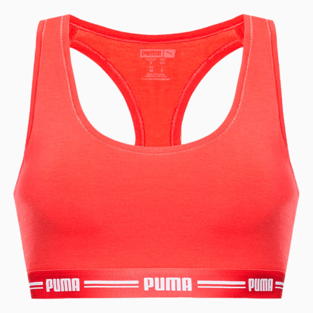 Изображение Puma Бра Racerback Women's Bra Top 1 Pack #1: hibiscus