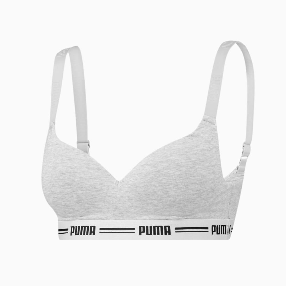 

PUMA - female - Бра Women's Padded Bra 1 Pack – grey melange –, Серый