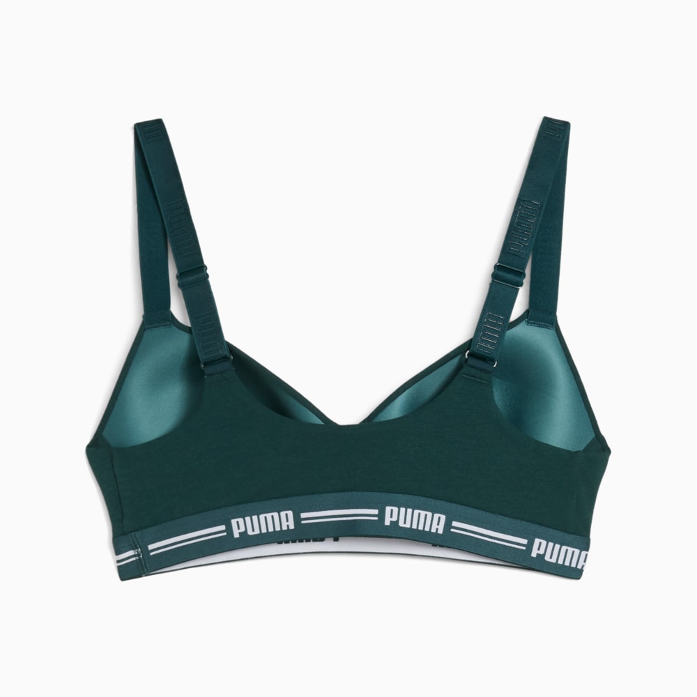 Зображення Puma Бра Women's Padded Bra 1 Pack #2: Dark Green Moss