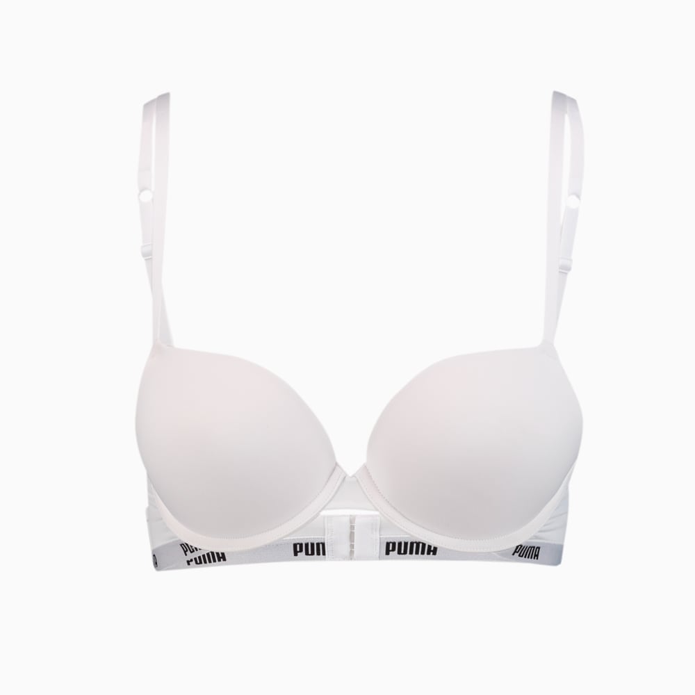 Изображение Puma Бра PUMA WOMEN PUSHUP BRA 1P HA #1: White