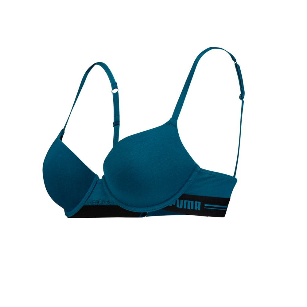 

PUMA - female - Бра PUMA WOMEN T-SHIRT BRA 1P – blue / black –, Синий