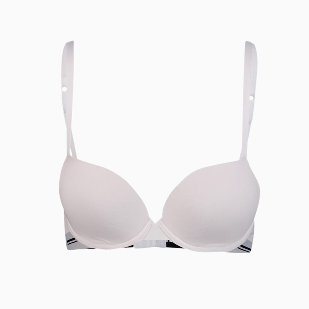 Изображение Puma Бра PUMA WOMEN T-SHIRT BRA 1P #1: White