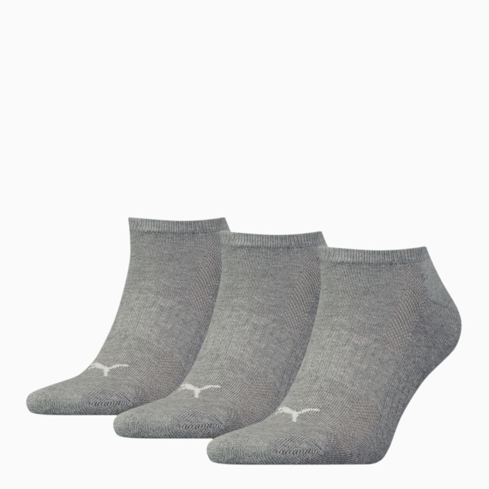 Изображение Puma Носки Unisex Cushioned Sneaker Socks 3 pack #1: middle grey melange