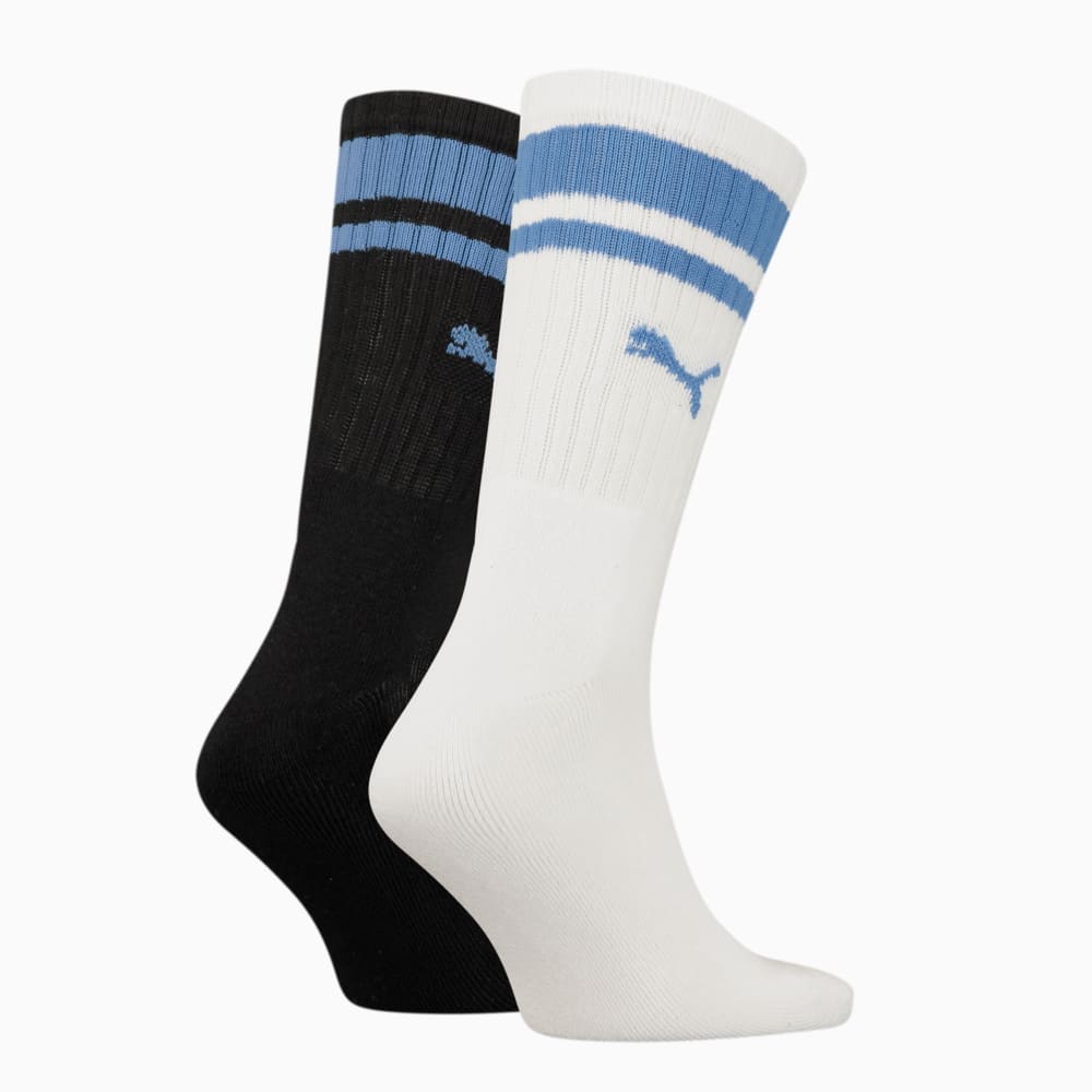 Зображення Puma Шкарпетки Unisex Crew Heritage Stripe Socks 2 pack #2: blue combo