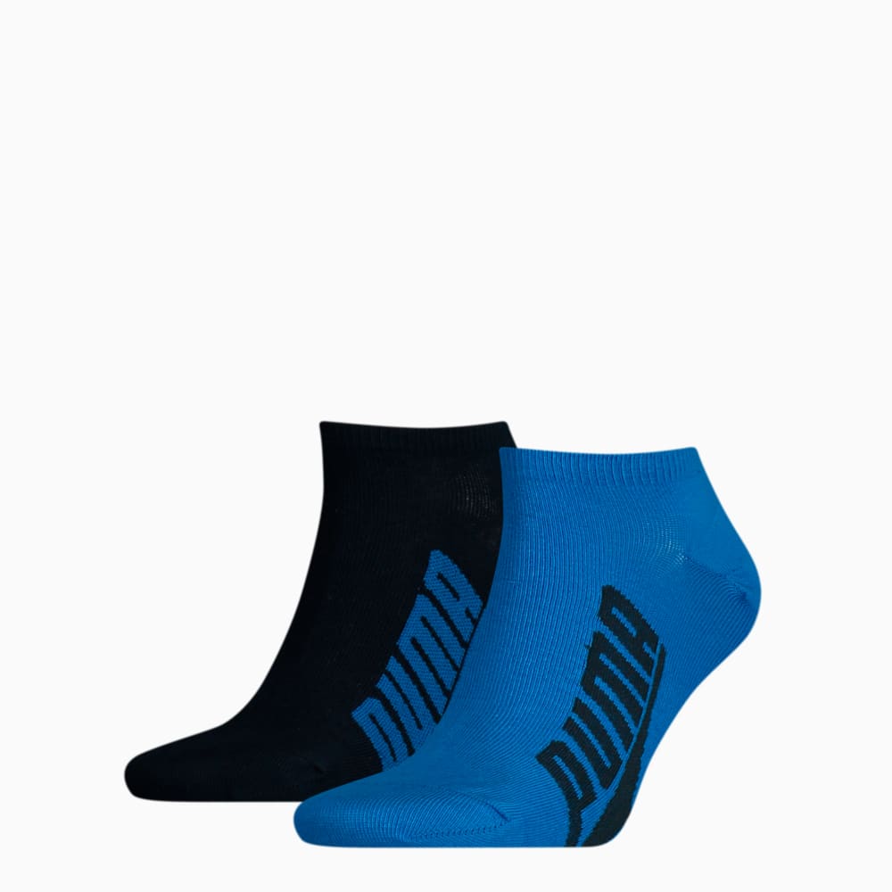 Изображение Puma Носки Unisex BWT Lifestyle Sneaker Socks 2 pack #1: navy / grey / strong blue