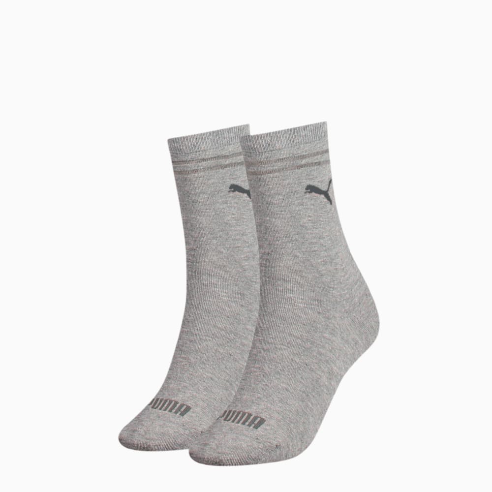 Изображение Puma Носки Women's Socks 2 pack #1: grey melange