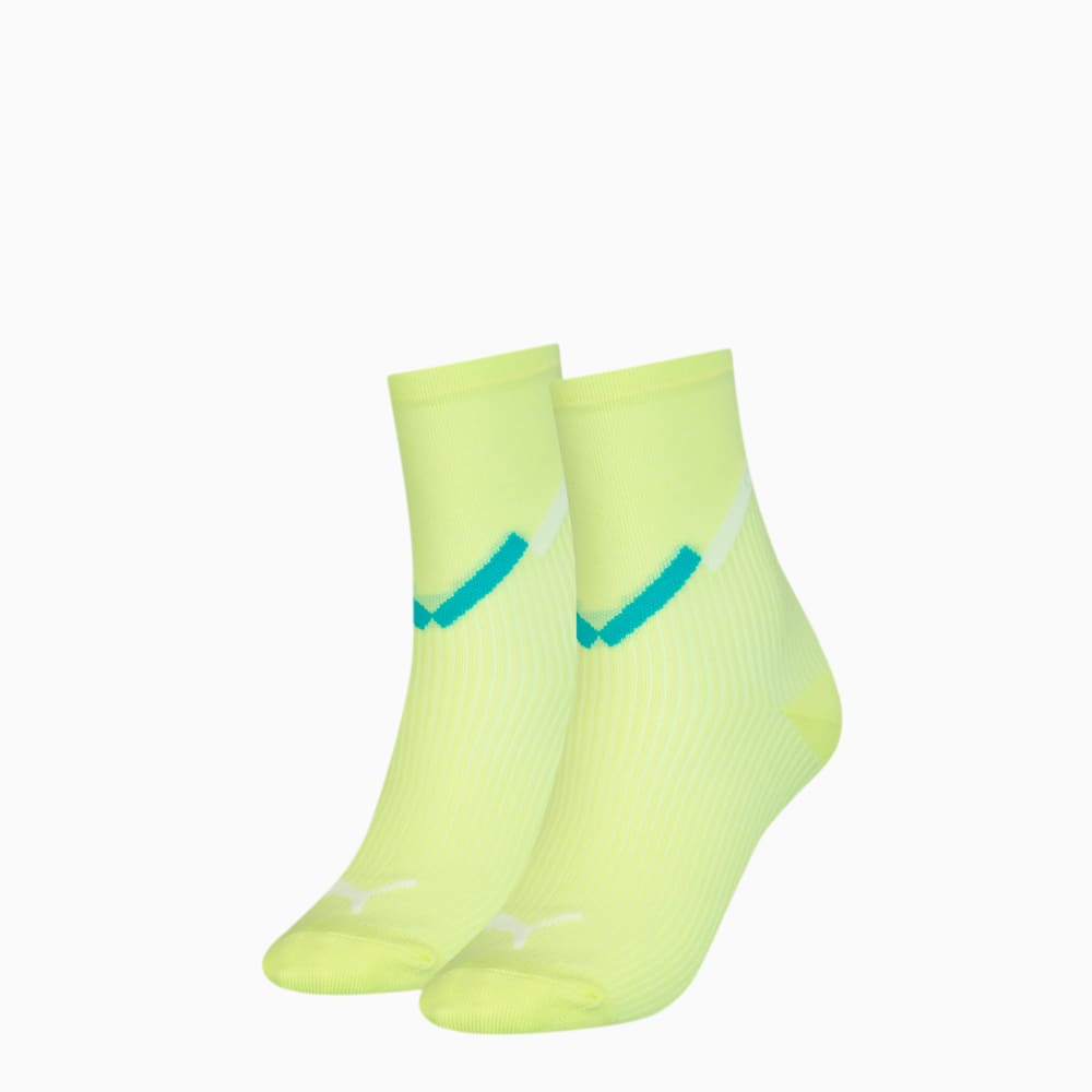 Изображение Puma Носки Women’s Seasonal Socks 2 pack #1: neon yellow