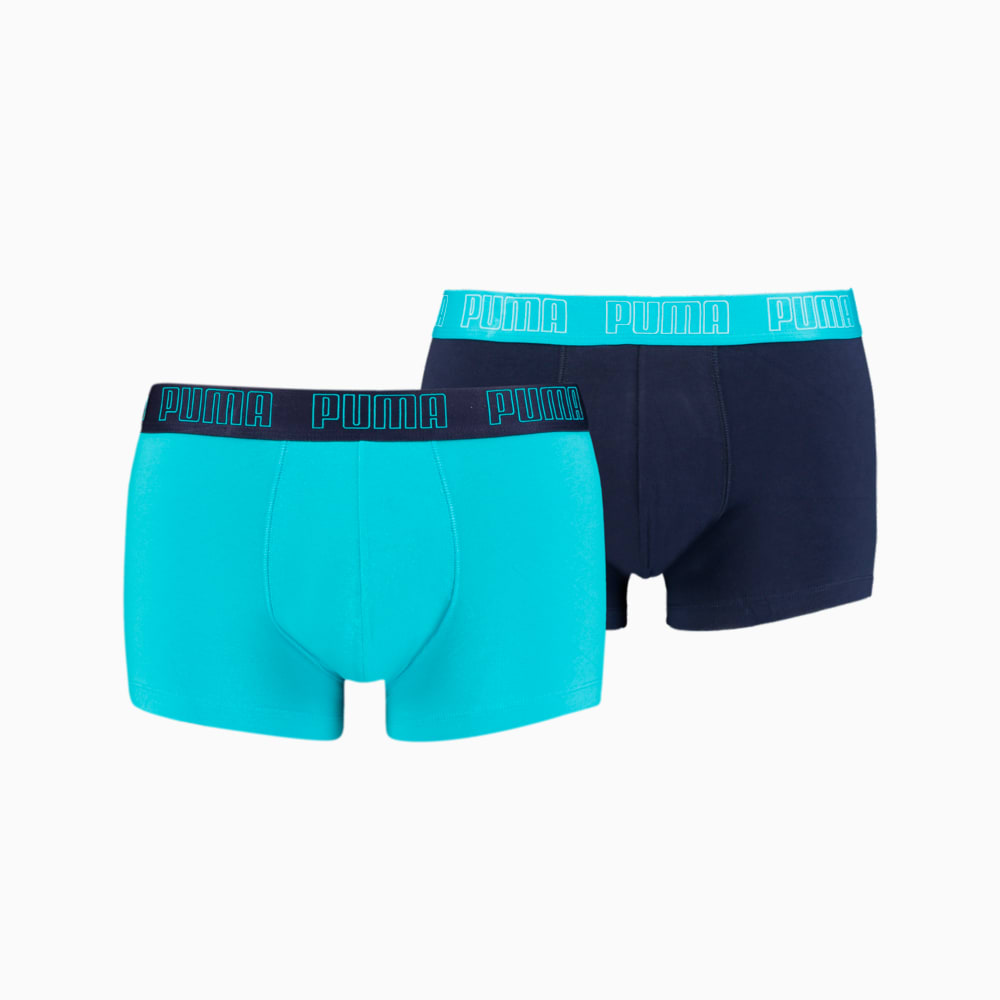 Зображення Puma Чоловіча спідня білизна Basic Men’s Trunks 2 pack #1: aqua / blue