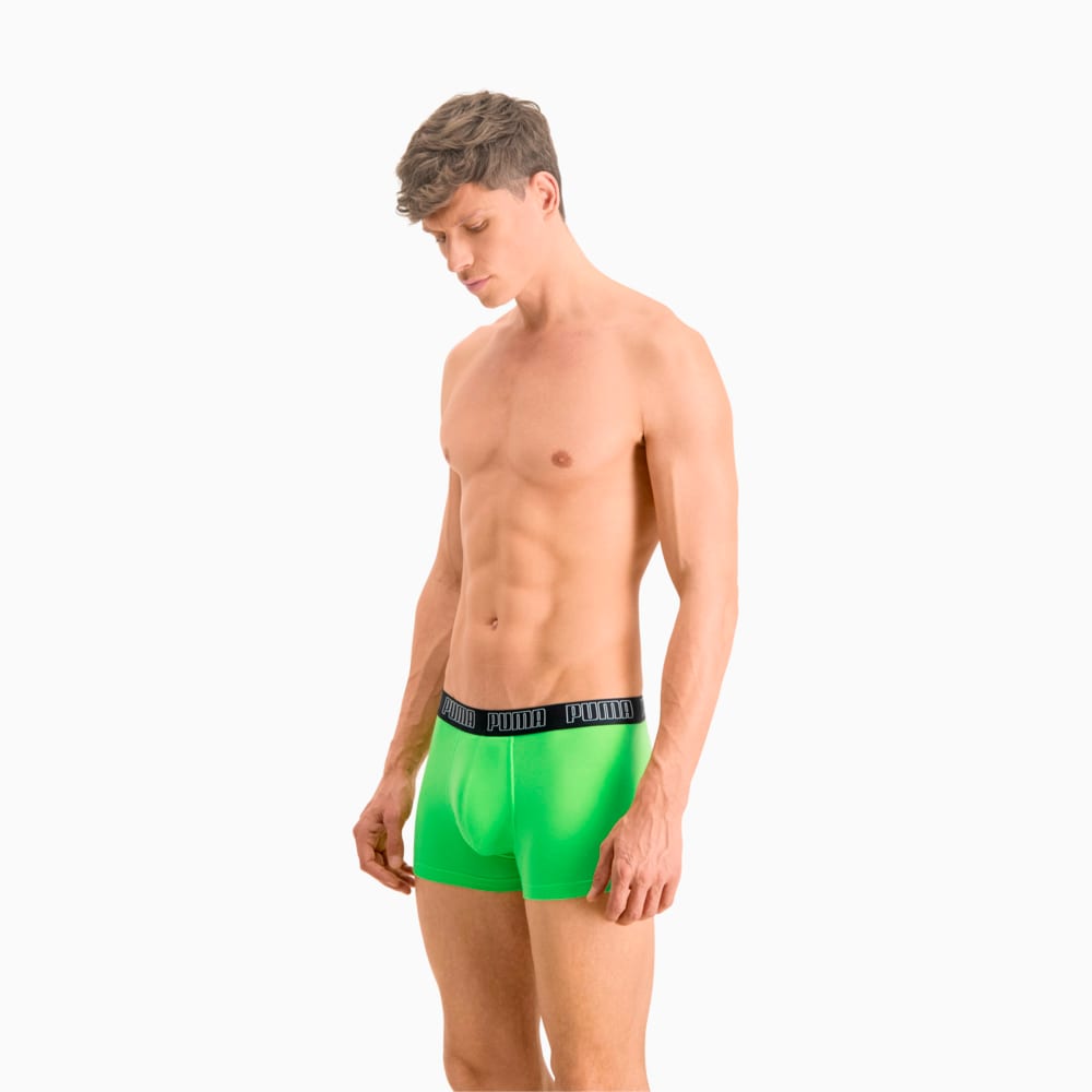 

PUMA - male - Мужское нижнее белье Basic Men’s Trunks 2 pack – green / black –