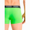 Зображення Puma Чоловіча спідня білизна Basic Men’s Trunks 2 pack #7: green / black