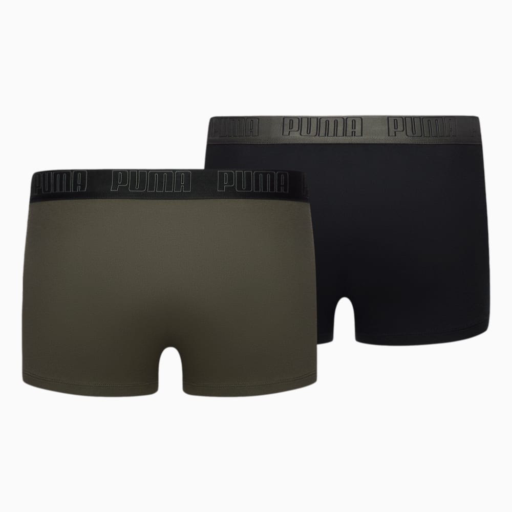 Изображение Puma Мужское нижнее белье Basic Men’s Trunks 2 pack #2: Forest