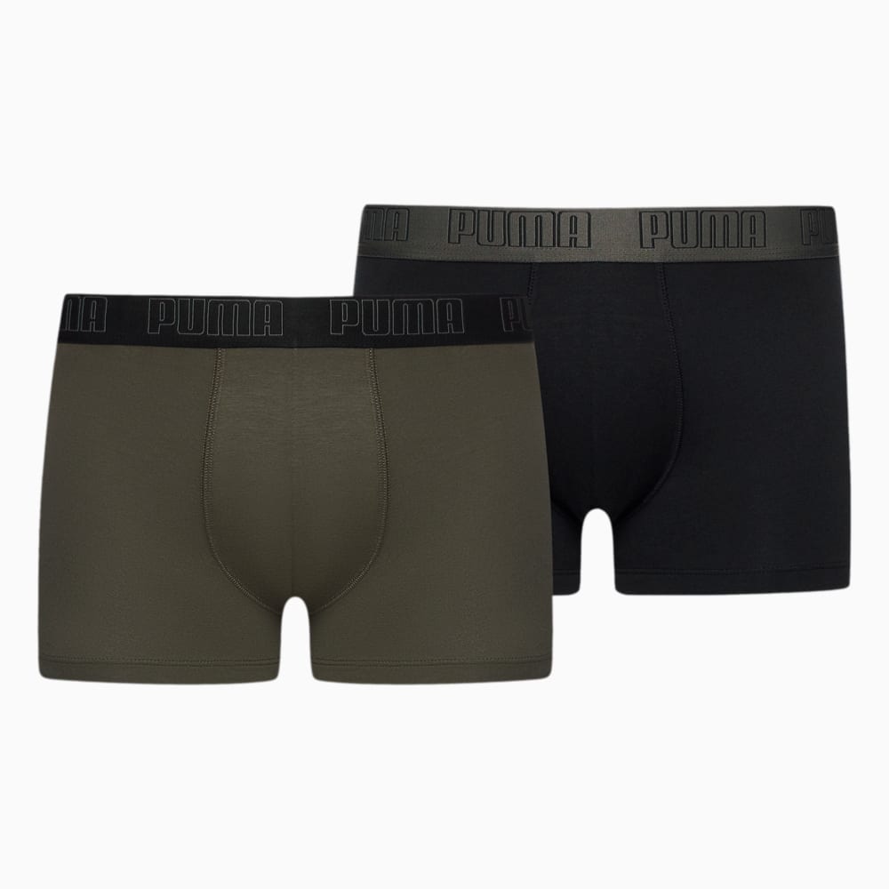 Зображення Puma Чоловіча спідня білизна Basic Men’s Trunks 2 pack #1: Forest