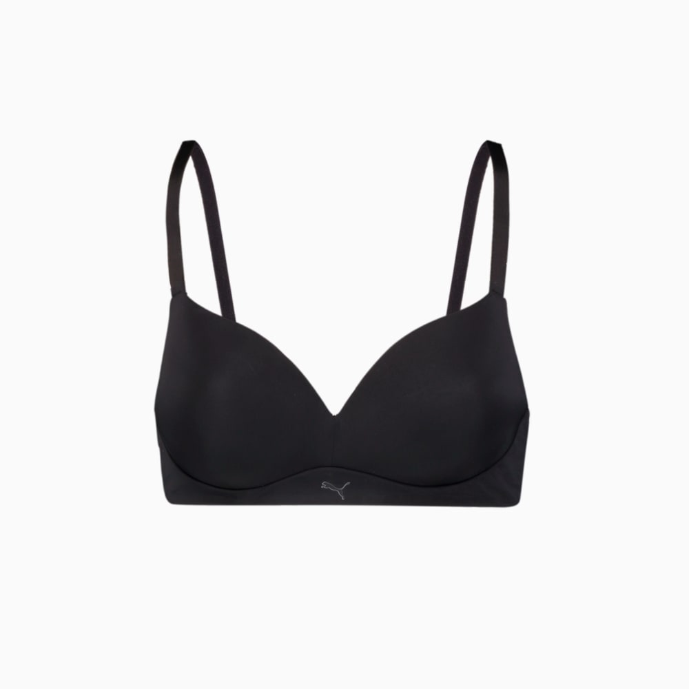 Изображение Puma Бра Women's Soft Padded Bra 1 pack #1: black