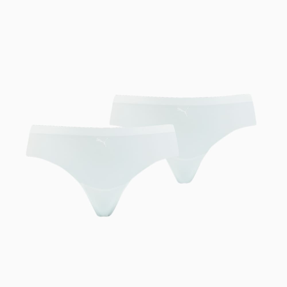 Изображение Puma Женское нижнее белье Women's Seamless String 2 Pack #1: White