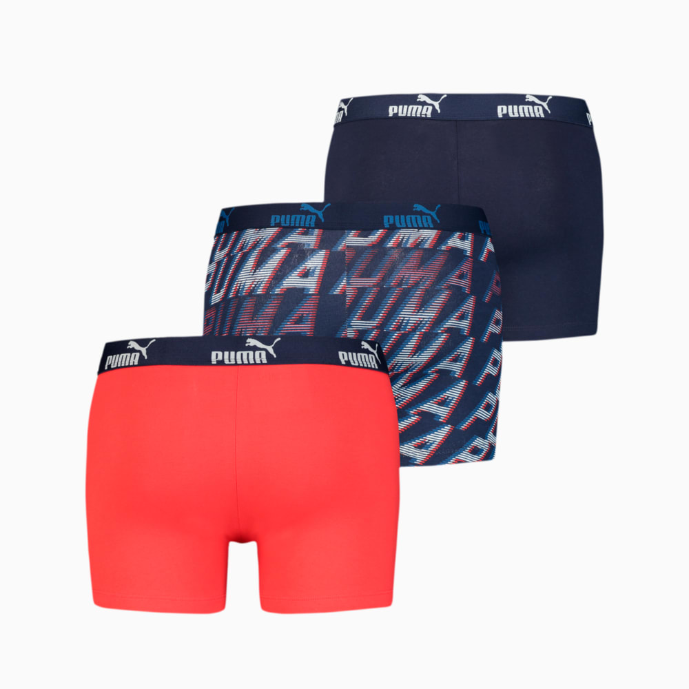 

PUMA - male - Мужское нижнее белье PUMA MEN PROMO BOXER 3P – red / blue –