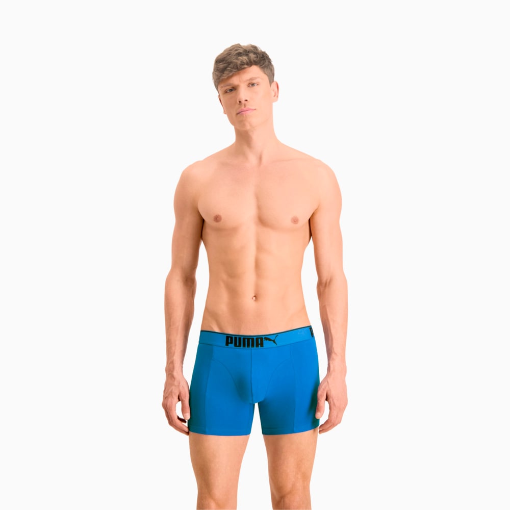 

PUMA - male - Мужское нижнее белье Premium Sueded Cotton Men’s Boxers 3 pack – blue combo –