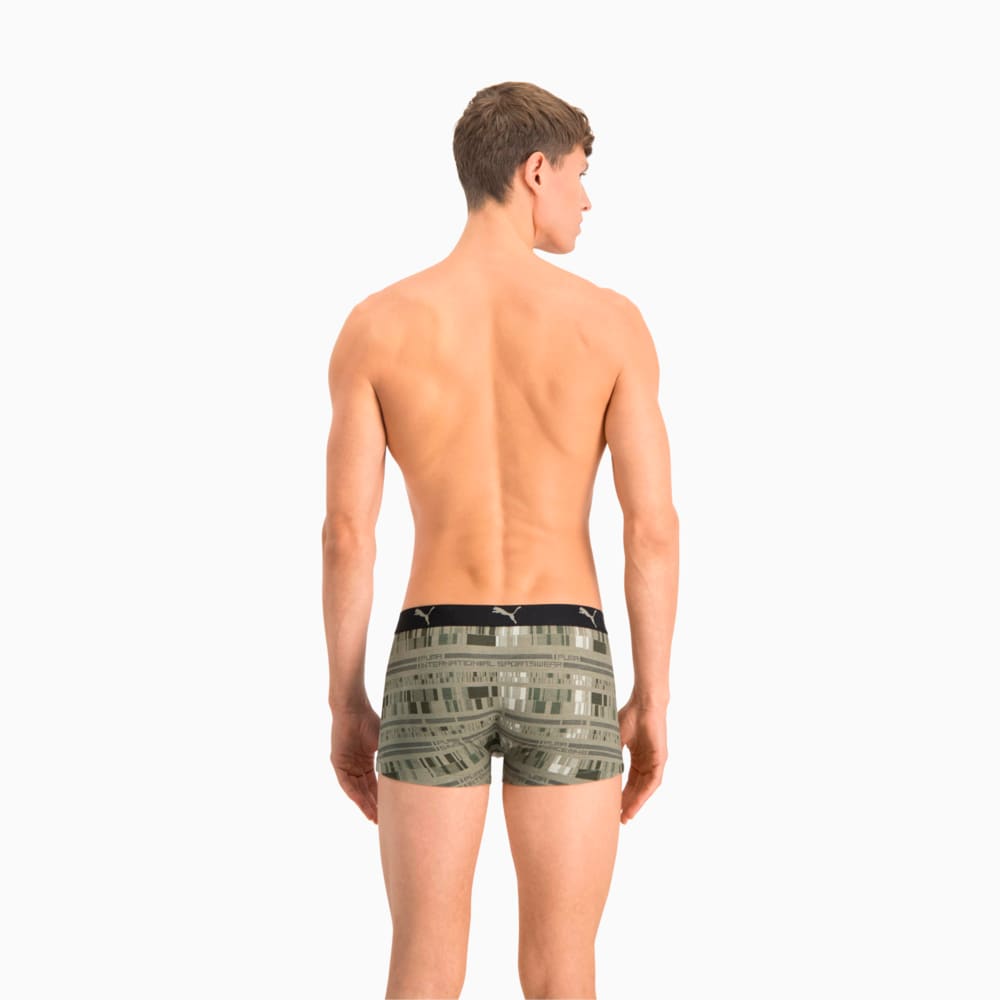

PUMA - male - Мужское нижнее белье Men’s All-Over-Print Trunk 2 pack – green / grey –, Зеленый