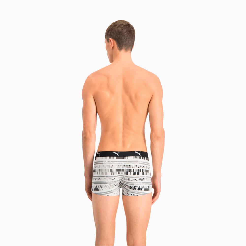 

PUMA - male - Мужское нижнее белье Men’s All-Over-Print Trunk 2 pack – white / black –, Белый