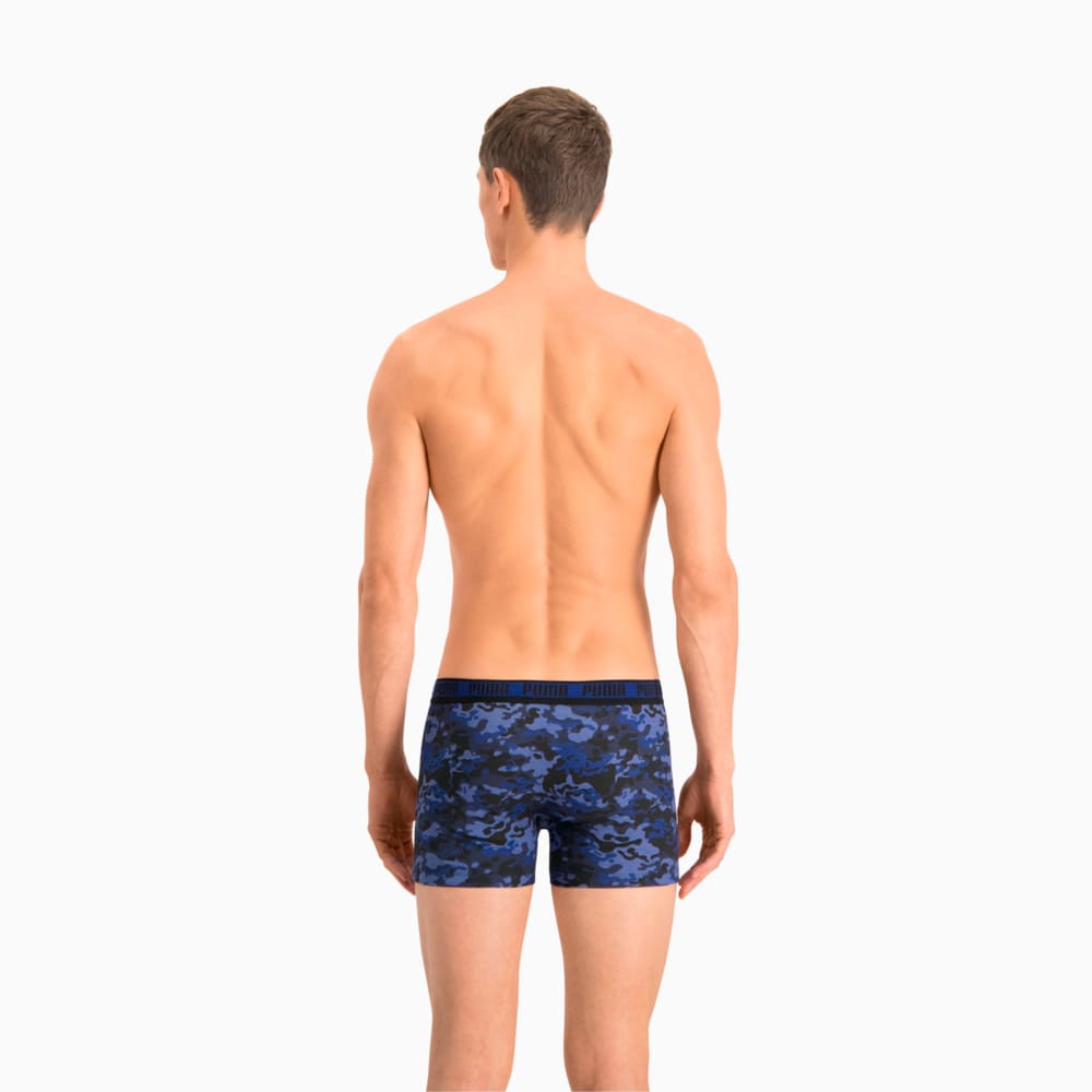 

PUMA - male - Мужское нижнее белье Men’s Camo Boxer 2 pack – blue / grey melange –, Синий