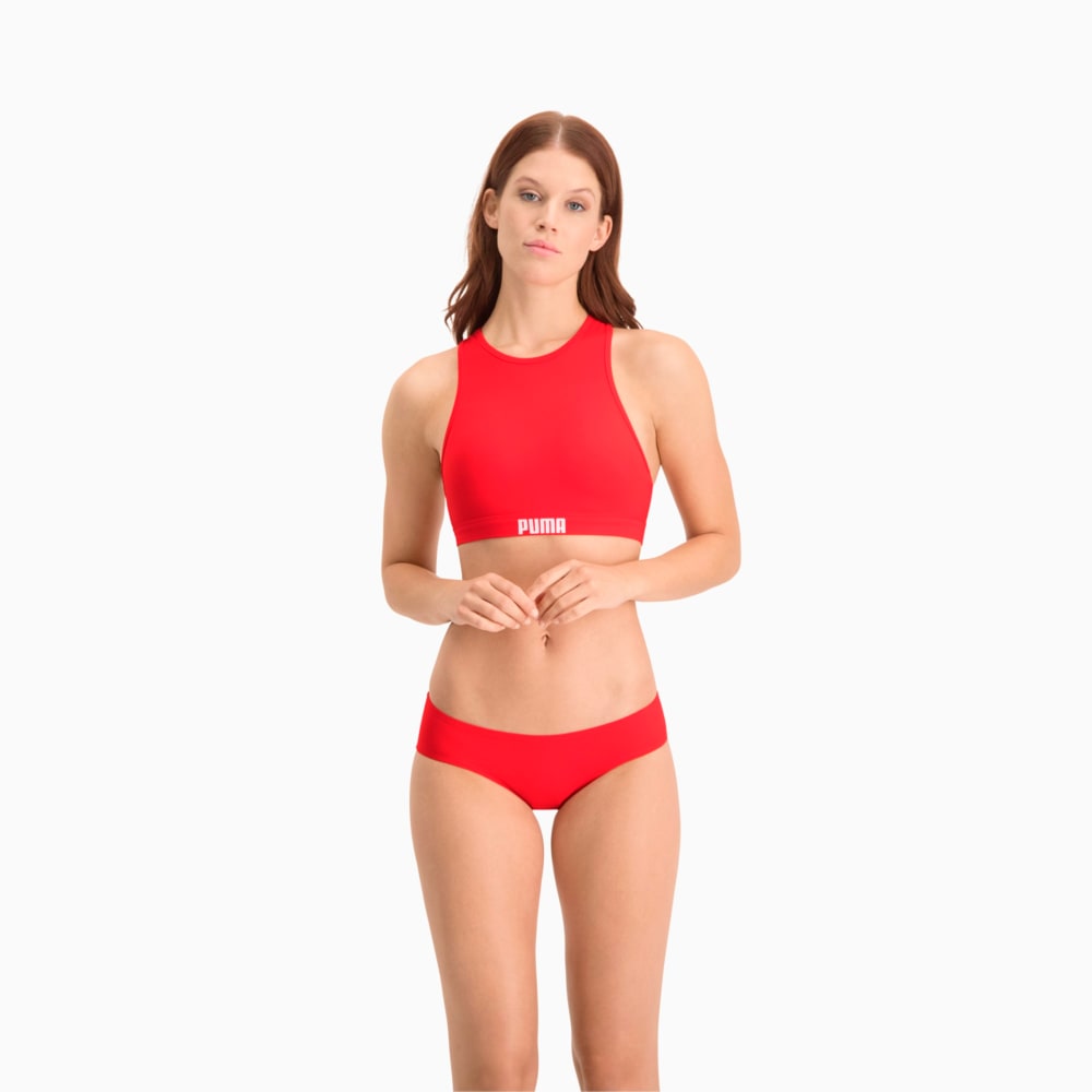 Изображение Puma Плавки Swim Women’s Hipster Bottom #1: Red