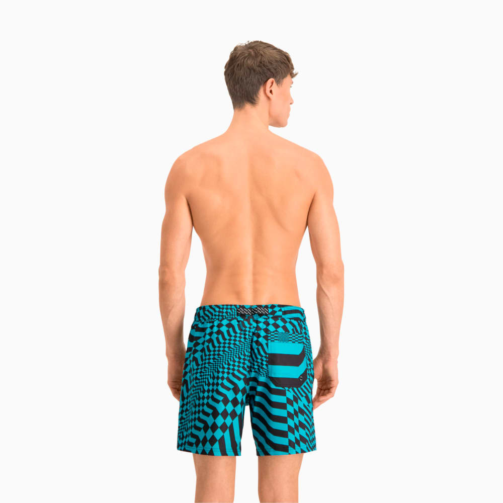 Зображення Puma Плавальні шорти Swim Men’s PsyGeo All-Over-Print Mid Swimming Shorts #2: blue combo