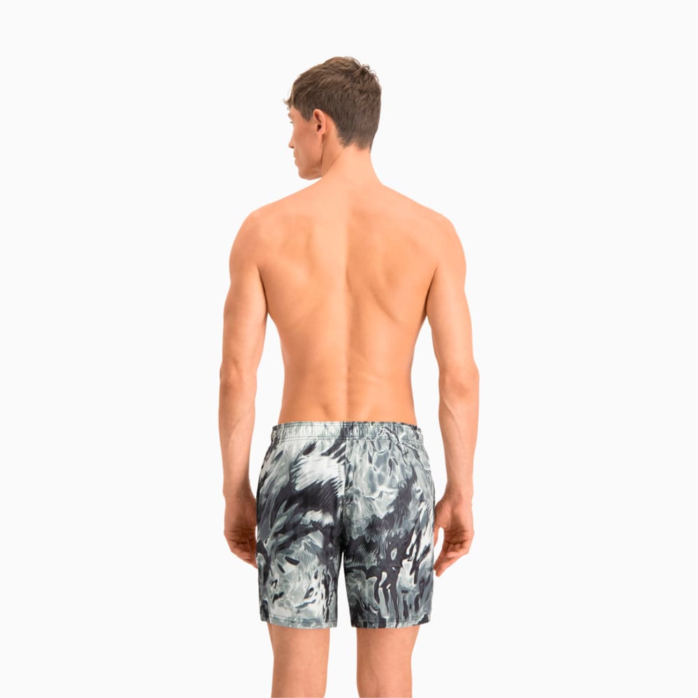 Изображение Puma Шорты для плавания Swim Men’s Reflection All-Over-Print Mid Shorts #2: black combo