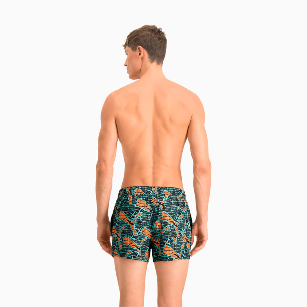Изображение Puma Шорты для плавания Swim Men's Cat Logo All-Over-Print Short Shorts #2