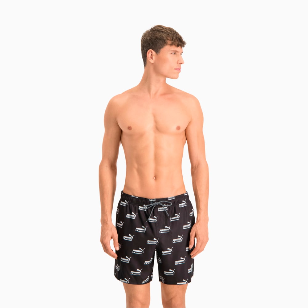 фото Шорты для плавания swim men's no. 1 logo all-over-print mid shorts puma