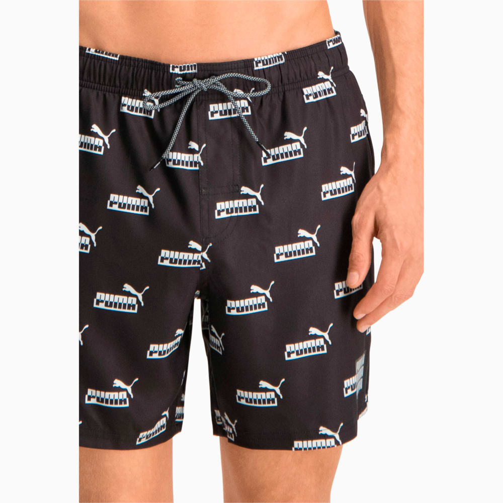 фото Шорты для плавания swim men's no. 1 logo all-over-print mid shorts puma