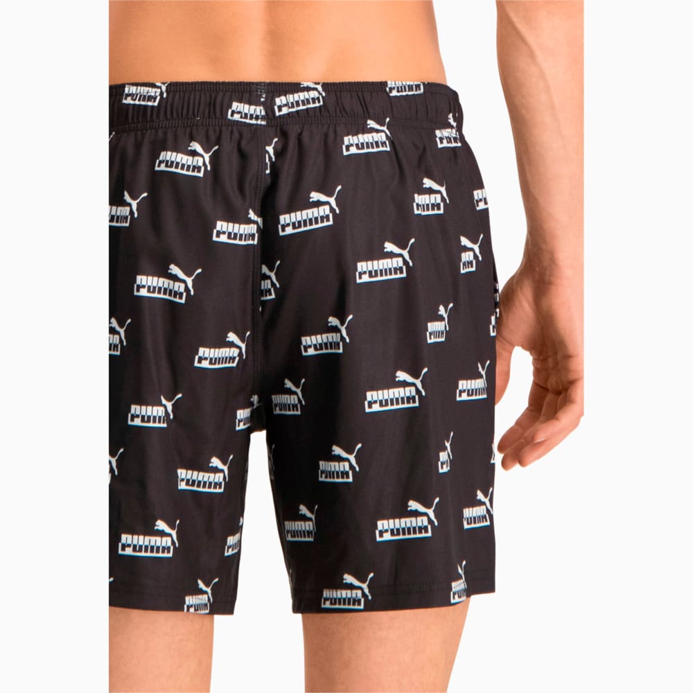 фото Шорты для плавания swim men's no. 1 logo all-over-print mid shorts puma