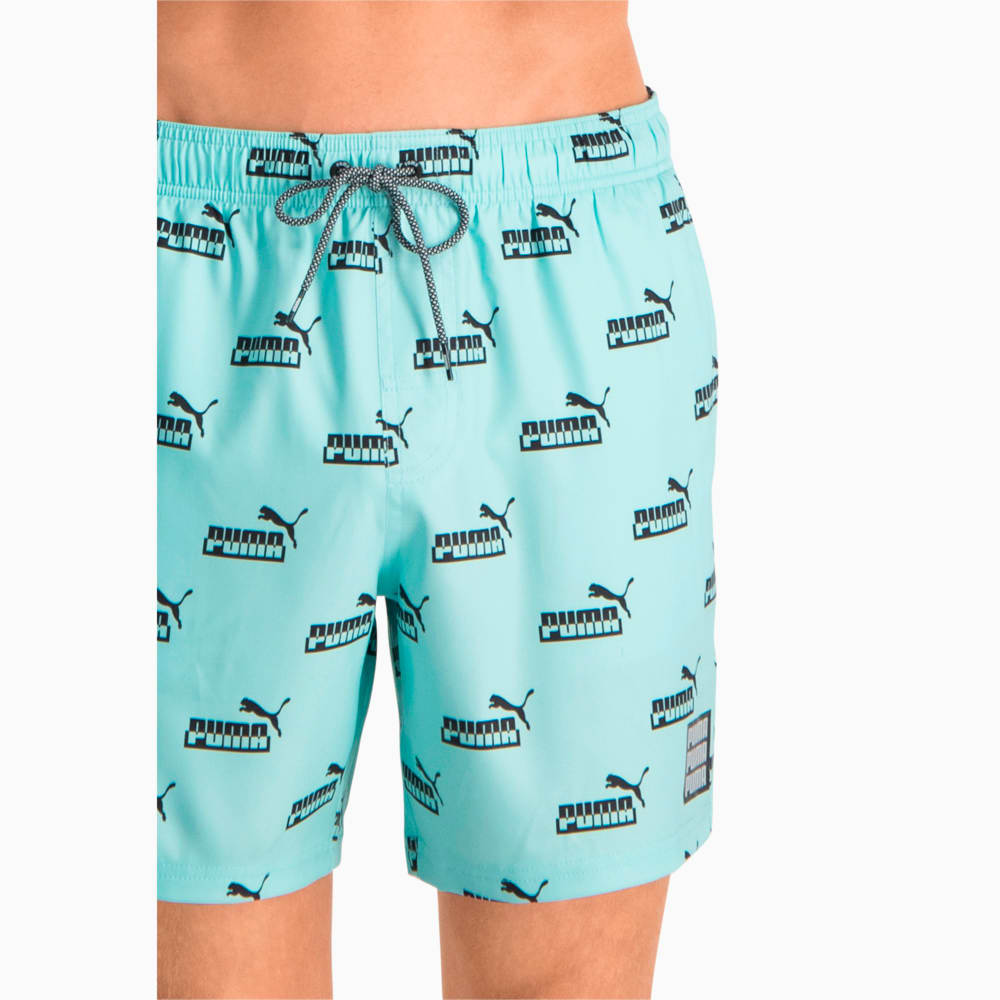 фото Шорты для плавания swim men's no. 1 logo all-over-print mid shorts puma