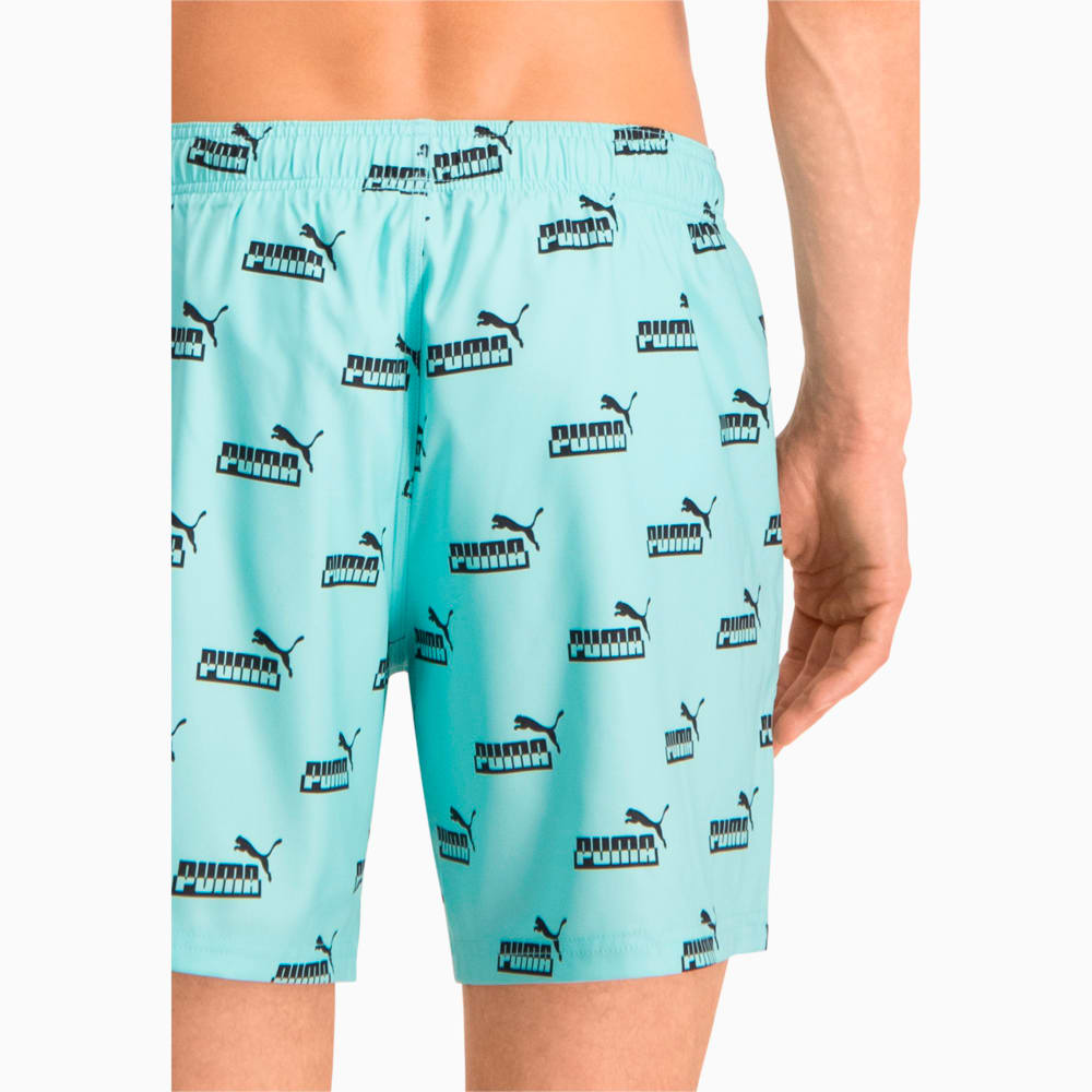 фото Шорты для плавания swim men's no. 1 logo all-over-print mid shorts puma