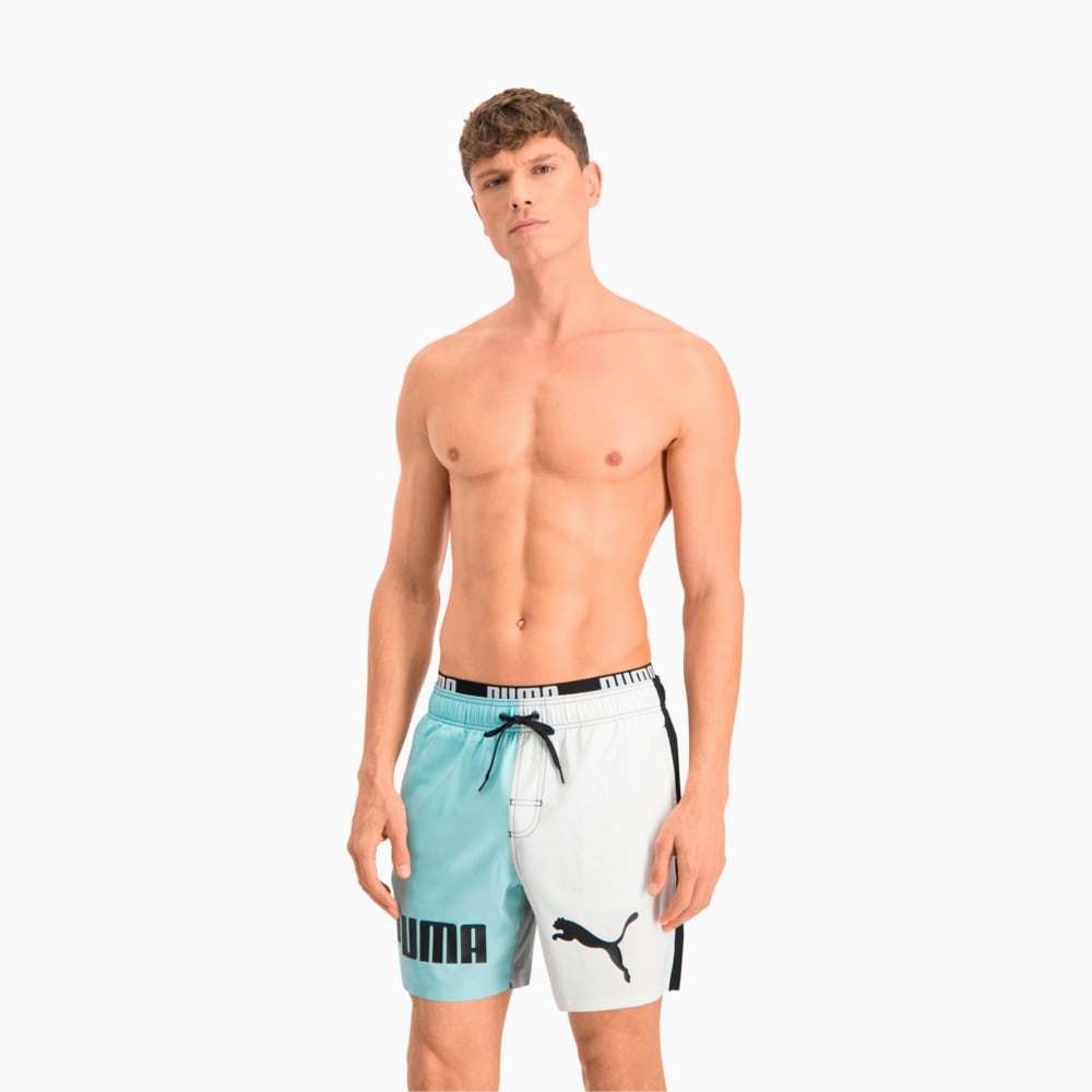 фото Шорты для плавания swim men's colour block mid shorts puma
