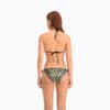 Изображение Puma Лиф для плавания Swim Women’s All-Over-Print Triangle Bikini Top #2: black / green