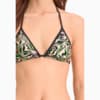 Изображение Puma Лиф для плавания Swim Women’s All-Over-Print Triangle Bikini Top #4: black / green