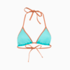 Зображення Puma Топ Swim Women’s All-Over-Print Triangle Bikini Top #7: brown / blue