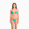 Зображення Puma Топ Swim Women’s All-Over-Print Triangle Bikini Top #1: brown / blue