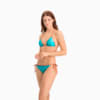 Изображение Puma Лиф для плавания Swim Women’s All-Over-Print Triangle Bikini Top #3: brown / blue