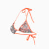 Изображение Puma Лиф для плавания Swim Women’s All-Over-Print Triangle Bikini Top #8: white / grey