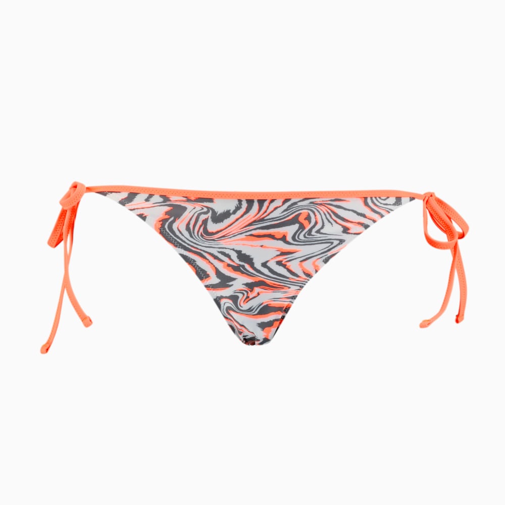 

PUMA - female - Плавки Swim Women’s All-Over-Print Side Tie Brief – white / grey –, Белый