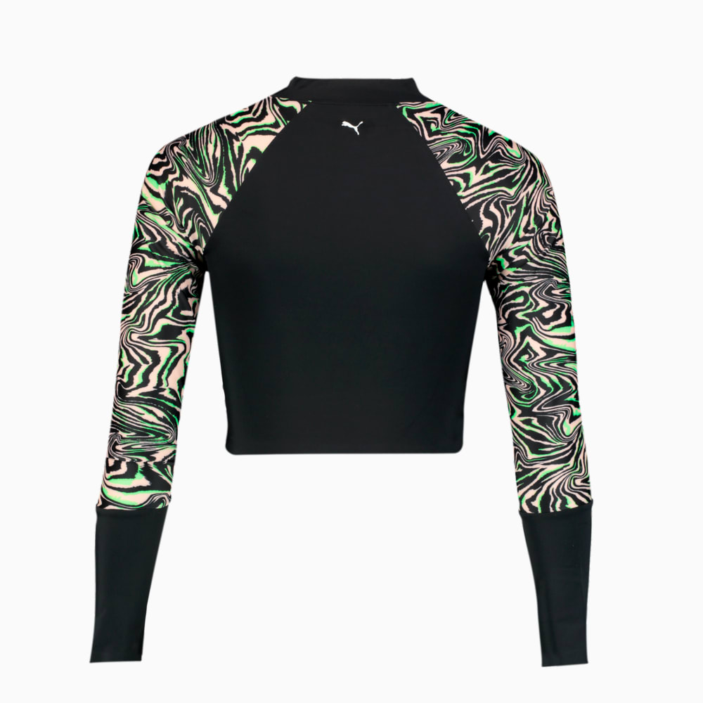 фото Спортивный топ для плавания swim women’s long sleeve rash guard puma