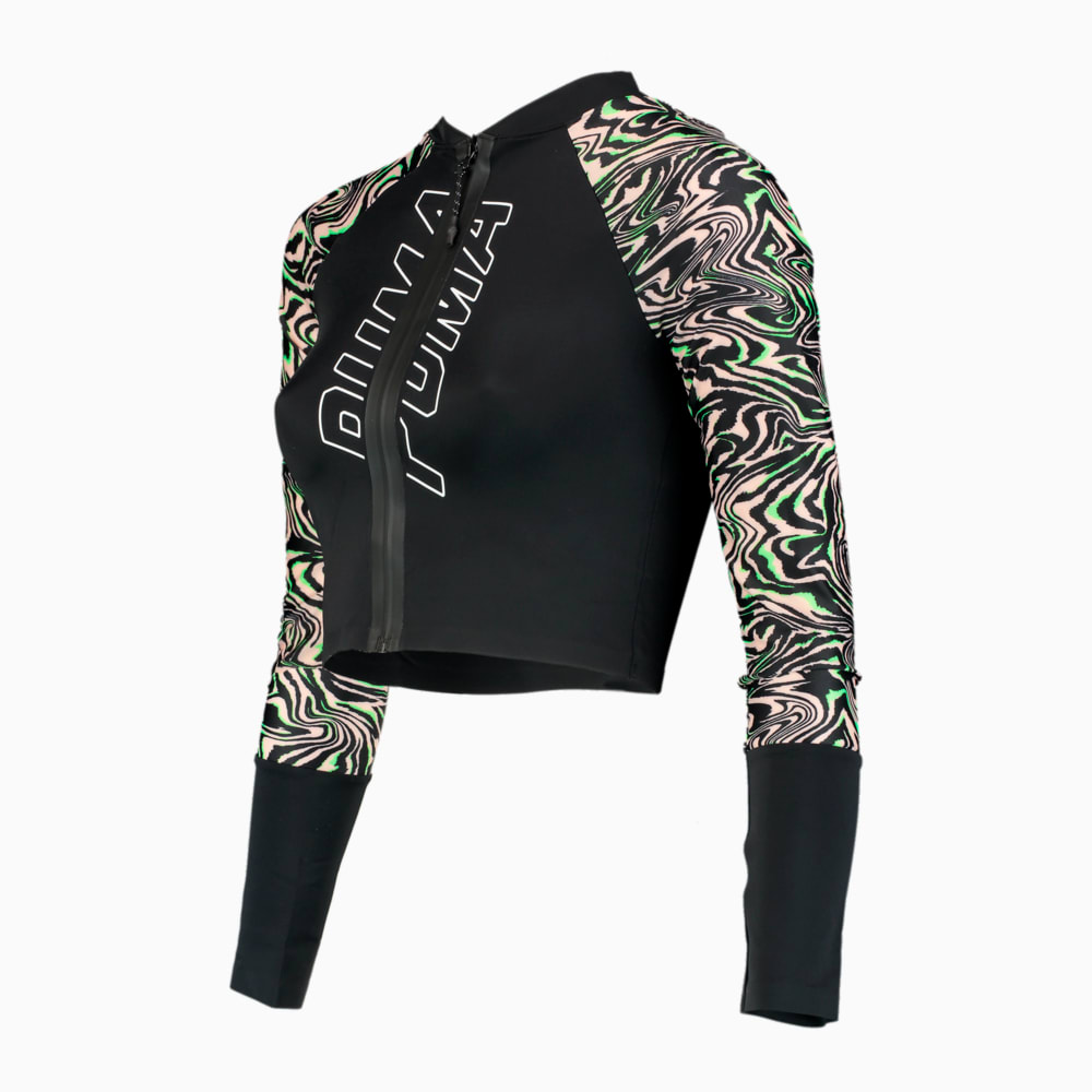 фото Спортивный топ для плавания swim women’s long sleeve rash guard puma