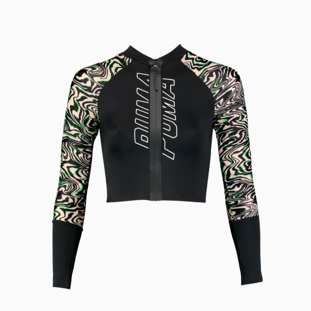 фото Спортивный топ для плавания swim women’s long sleeve rash guard puma