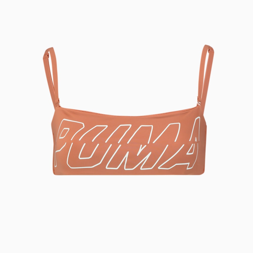 

PUMA - female - Топ-бандо для плавания Swim Women’s Bandeau Top – brown –, Коричневый
