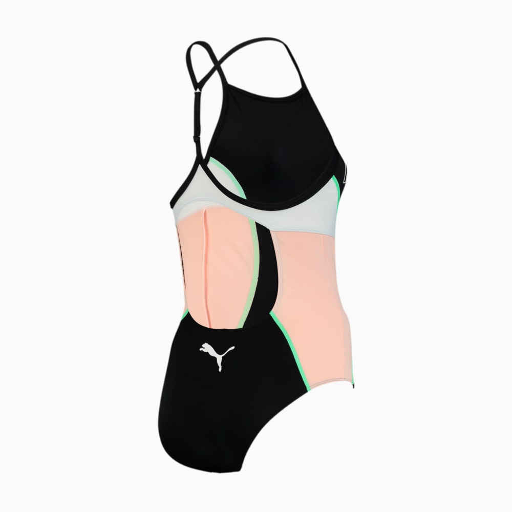 

PUMA - female - Купальник Swim Women’s Racer Back Swimsuit – black combo –, Черный