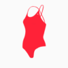 Изображение Puma Купальник Swim Women’s V-Neck Cross-back Swimsuit #11: Red