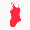 Зображення Puma Купальник Swim Women’s V-Neck Cross-back Swimsuit #12: Red