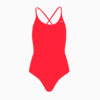 Зображення Puma Купальник Swim Women’s V-Neck Cross-back Swimsuit #9: Red